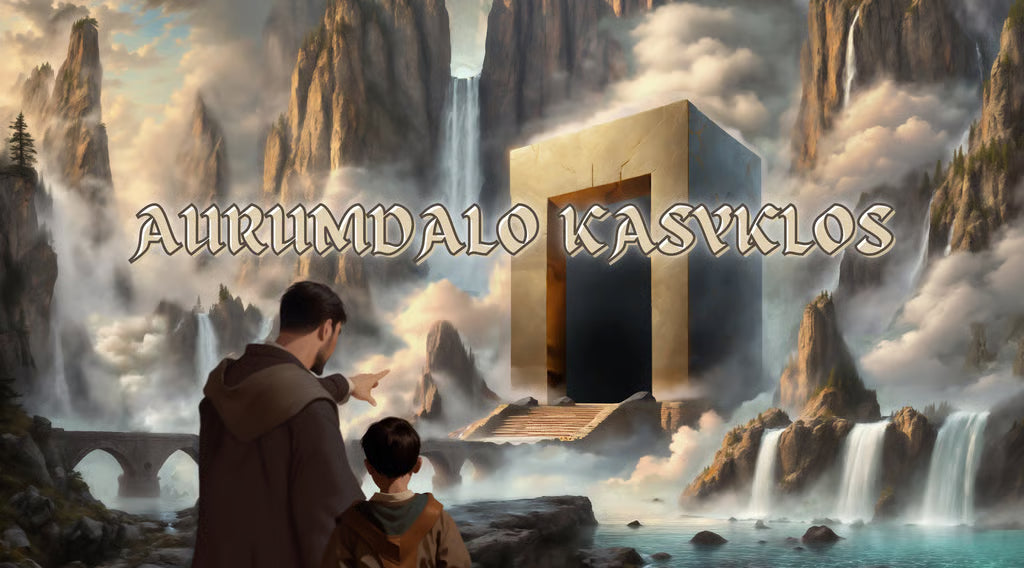 Stalo žaidimo ,,Aurumdalo kasyklos" komponentų apžvalga