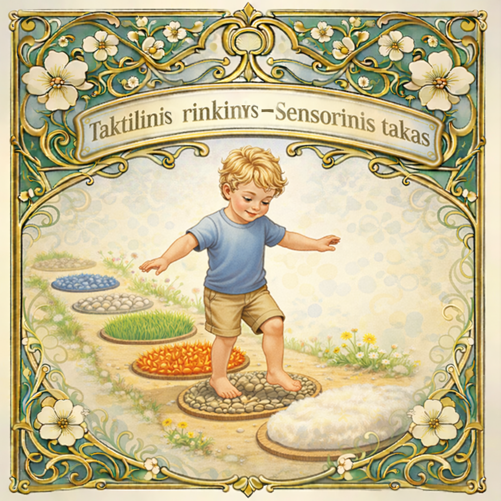 Taktilinis rinkinys "Sensorinis takas"