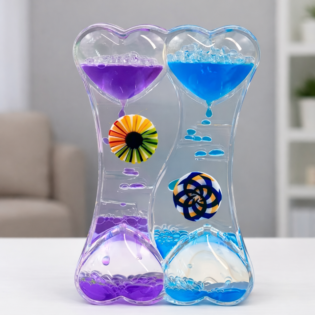 Skysčio laikrodis "Širdelė"