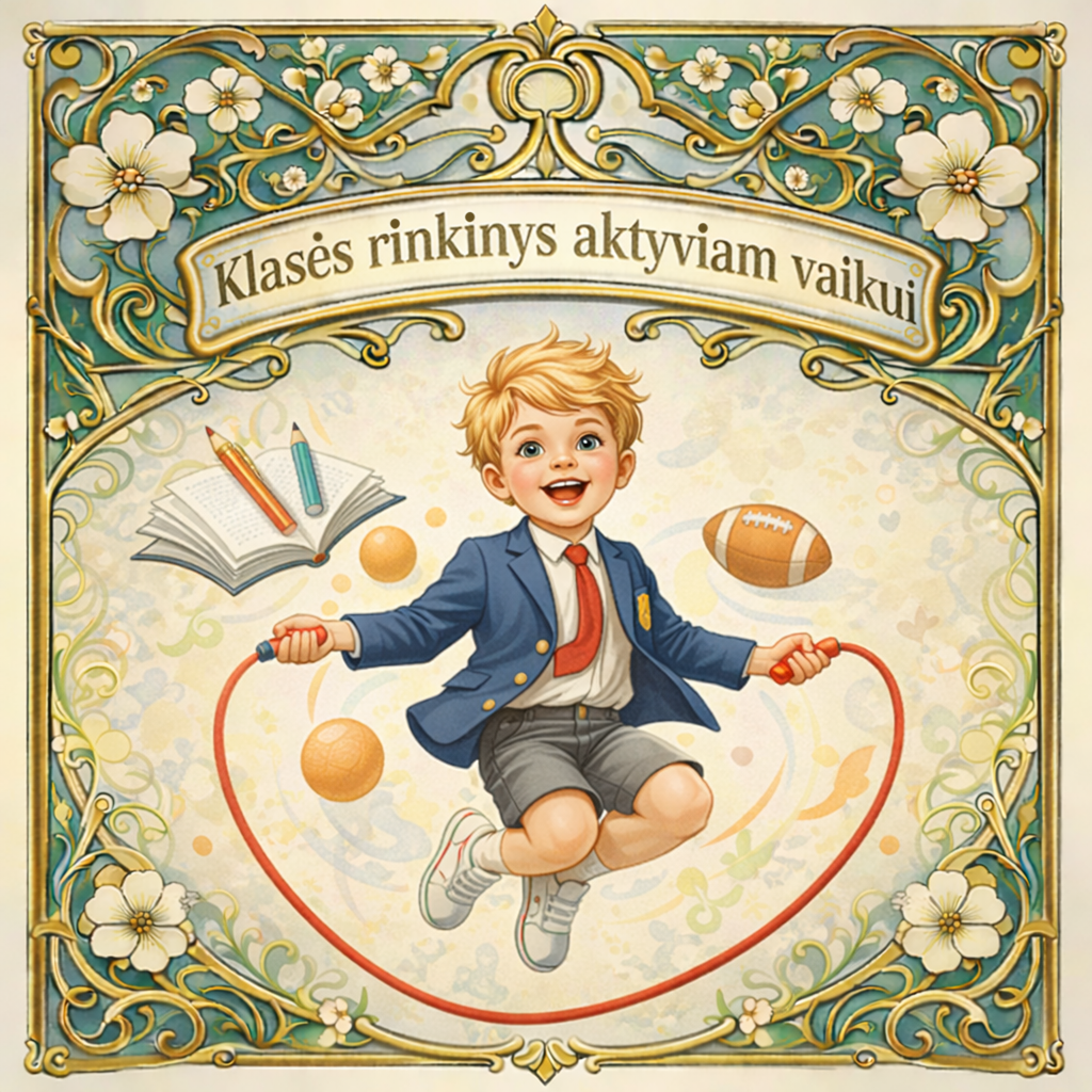 Klasės rinkinys aktyviam vaikui