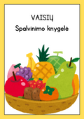 Vaisių spalvinimo knygelė