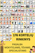 176 kortelių rinkinys