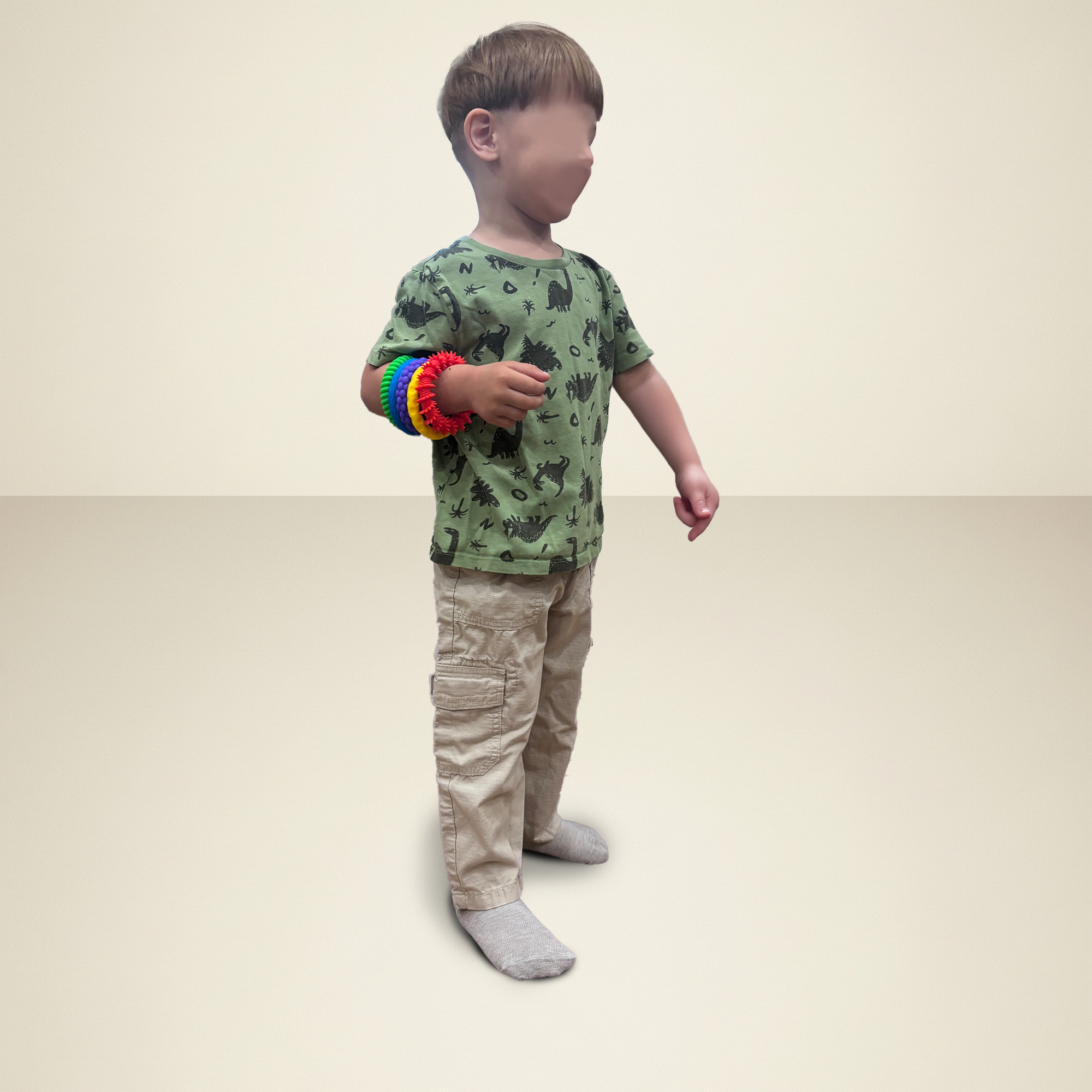 Taktilinių apyrankių rinkinys