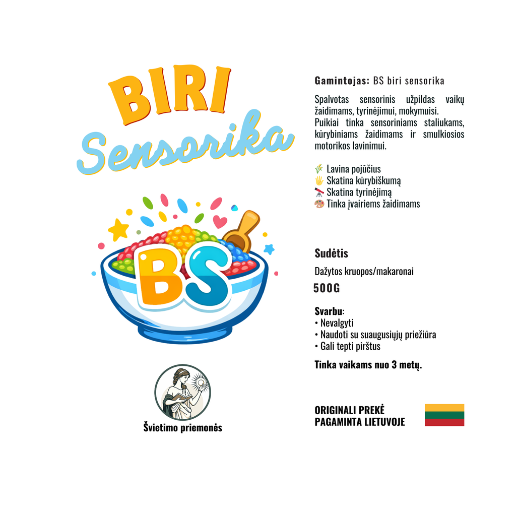 Biri sensorika "pavasaris - vasara"