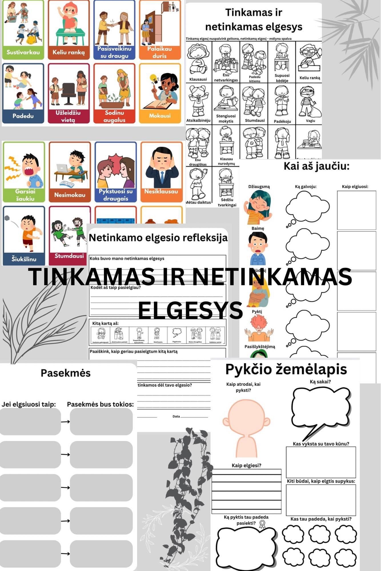 Tinkamas ir netinkamas elgesys