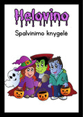 Spalvinimo knygelė Helovinui