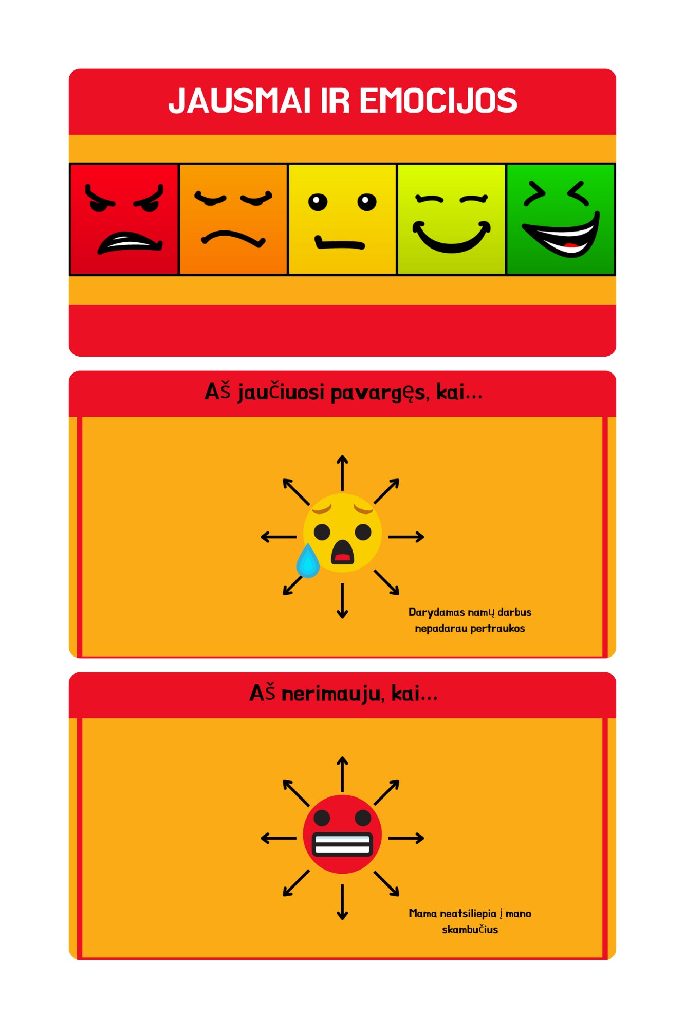 Jausmai ir emocijos (Skaidrės)