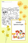 Spalvinimo knygelė vasarai