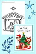 Spalvinimo knygelė Kalėdoms